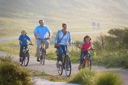 Fietsen in de duinen